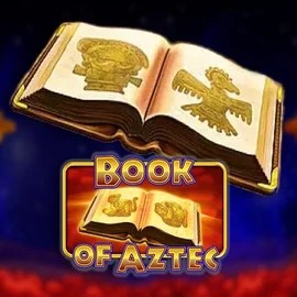 Logo of Book of Aztec from Amatic Industries at Revery Casino