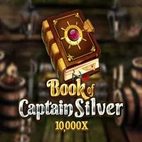 Book of Captain Silver slot logo by All41 Studios at Revery CasinoBook of Captain Silver