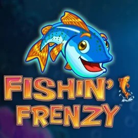 Fishin Frenzy slot logo by Blueprint Gaming at Revery CasinoFishin Frenzy