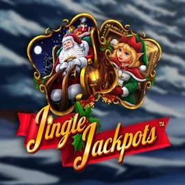 Jingle Jackpots slot logo by Dragon Gaming at Revery CasinoJingle Jackpots