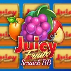 Juicy Fruits Scratch BB slot logo by Barbara Bang at Revery CasinoJuicy Fruits Scratch BB