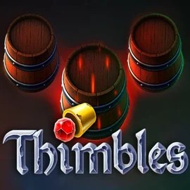 Thimbles slot logo by Evoplay at Revery CasinoThimbles